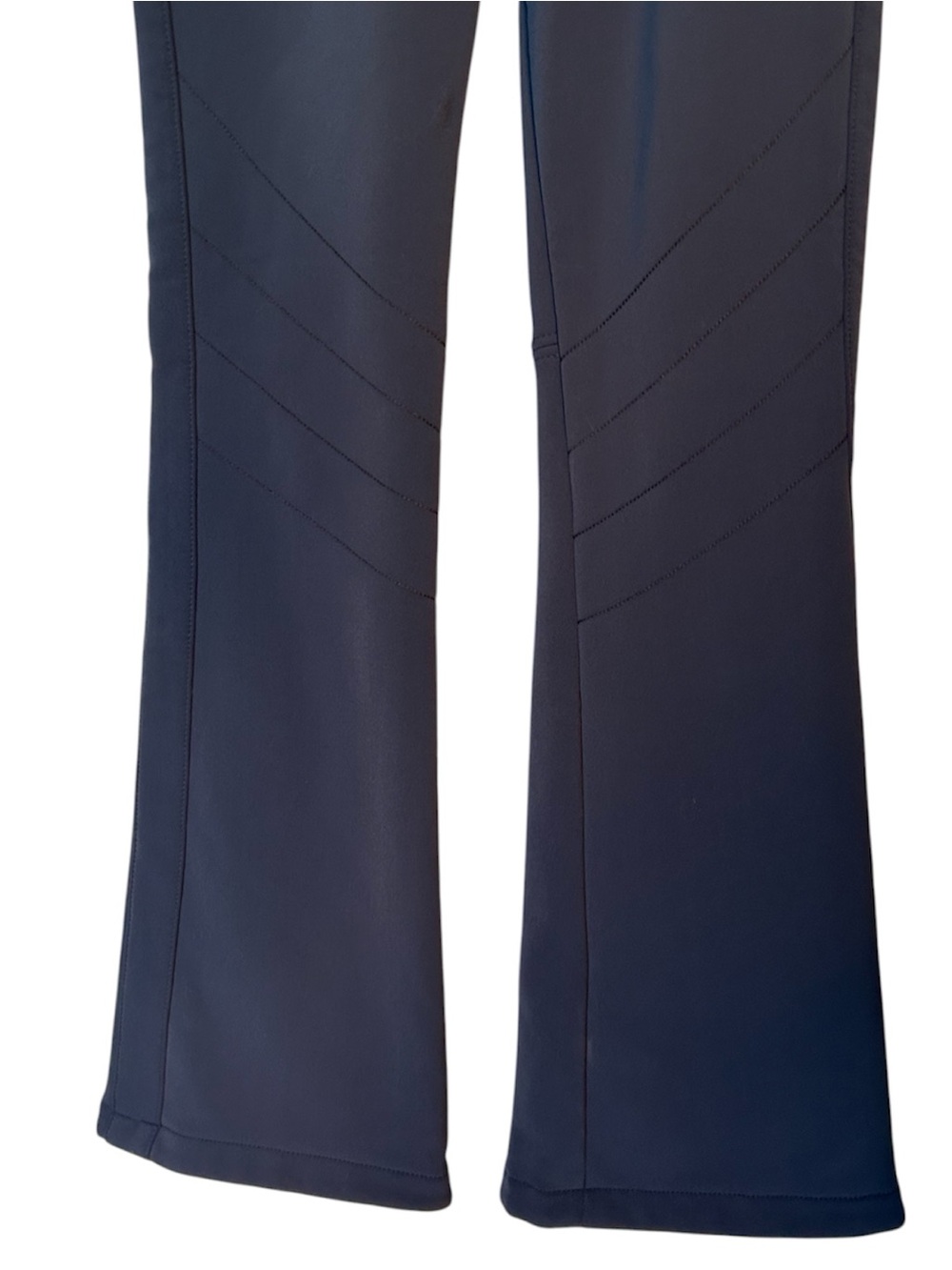 Bogner Women’s Navy Softshell Flared Ski Pants 4-Way Stretch Size L4 Long - Picture 5 of 9